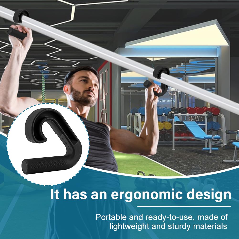 Mangos de agarre neutro: agarre ergonómico multifunción para pull-ups, deadlifts, barbell Rows y bandas de resistencia | Accesorios para el hogar y el gimnasio