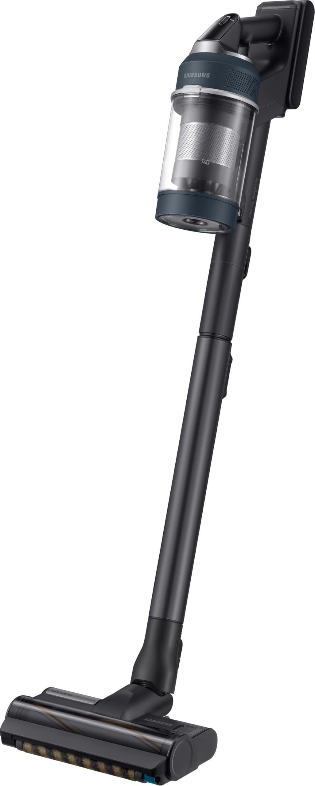Samsung VS20B95973B/WA BESPOKE Jet Plus Pro Extra, bezprzewodowy odkurzacz, stacja czyszcząca, moc 210 W, zasięg do 120 min, Midnight Blue