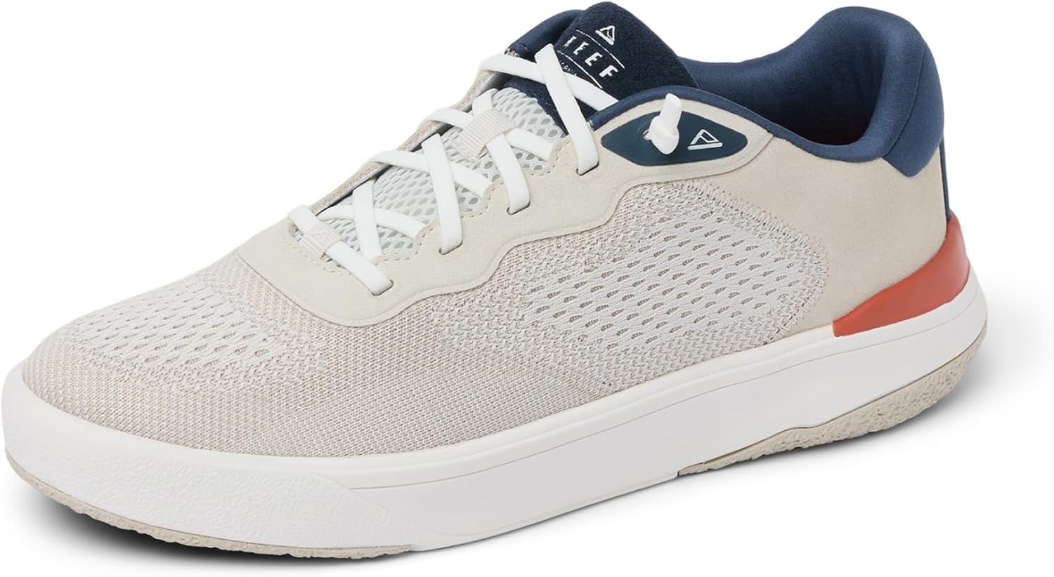 REEF Men's Shoreline Del Mar Shoe, Breathable Knit Upper, Lightweight & Flexible, Cushion Footbed, Elastic Laces