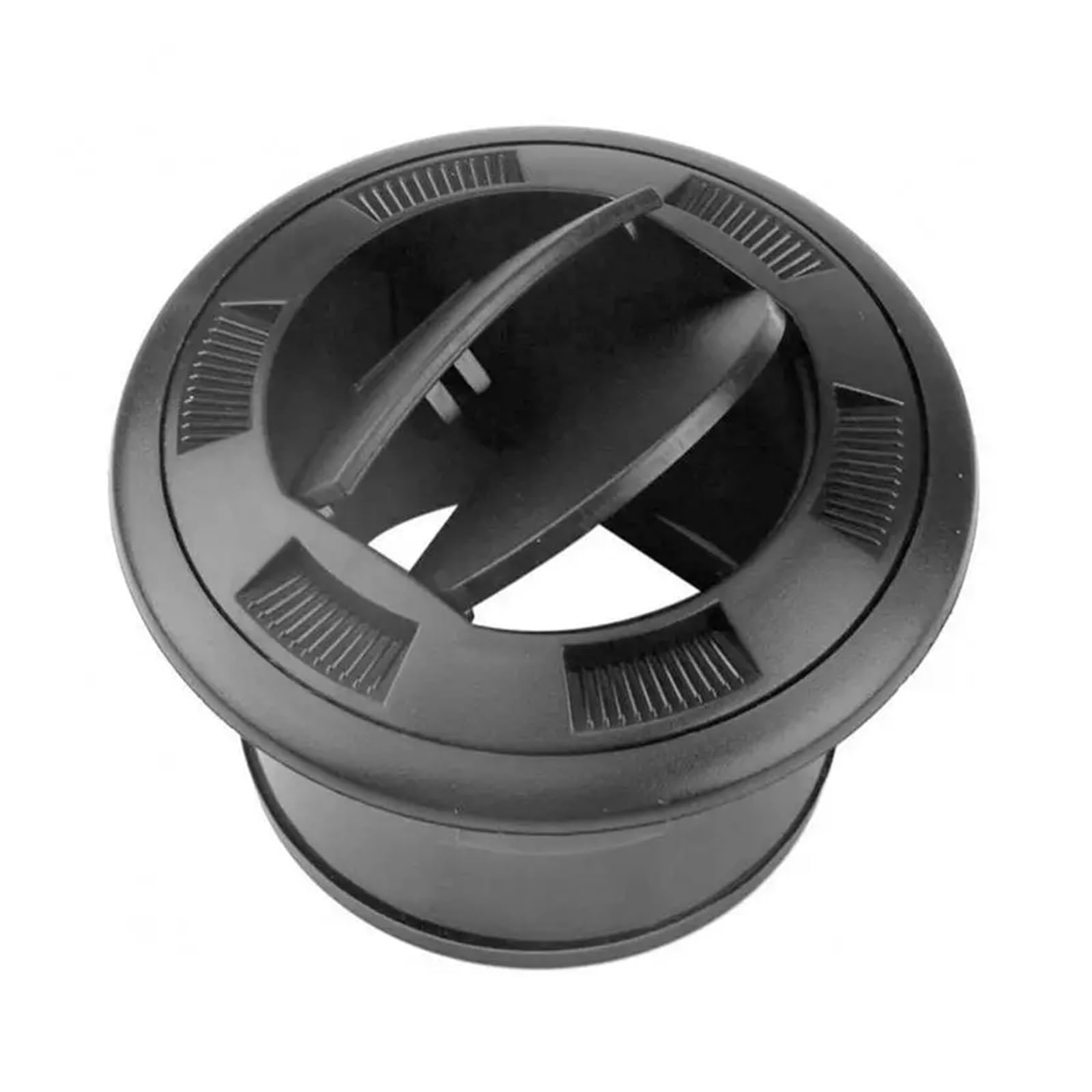 Dfgbapkbl Black Car Heater Outlet Air Vent Closeable Rotatable 75Mm Air Outlet Heater For Bus Boat Auto Replacement Air-Conditioning(Black)