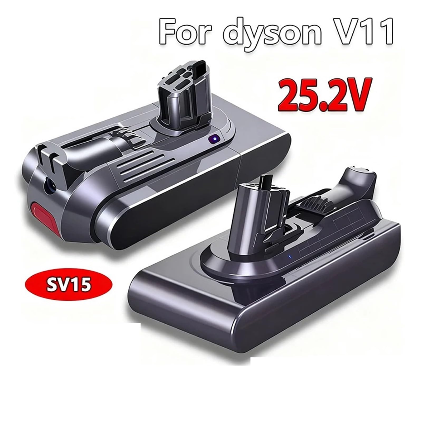 Batería, Compatible con Dyson V11 SV15 SV16 SV17 SV18 SV22, batería Recargable for aspiradora Absolute Animal Fluffy Piezas de aspiradora