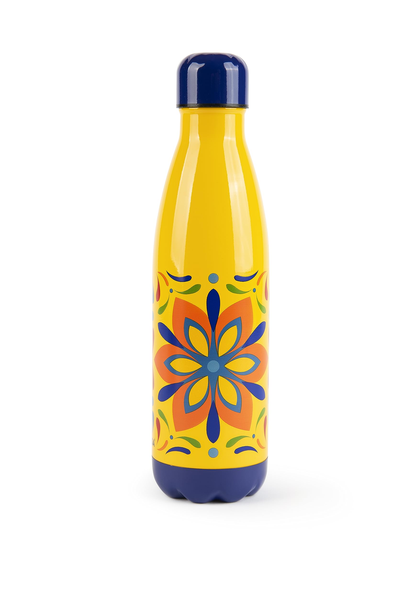 Excelsa Puebla Thermal Flask, 50 cl, Yellow, Stainless Steel