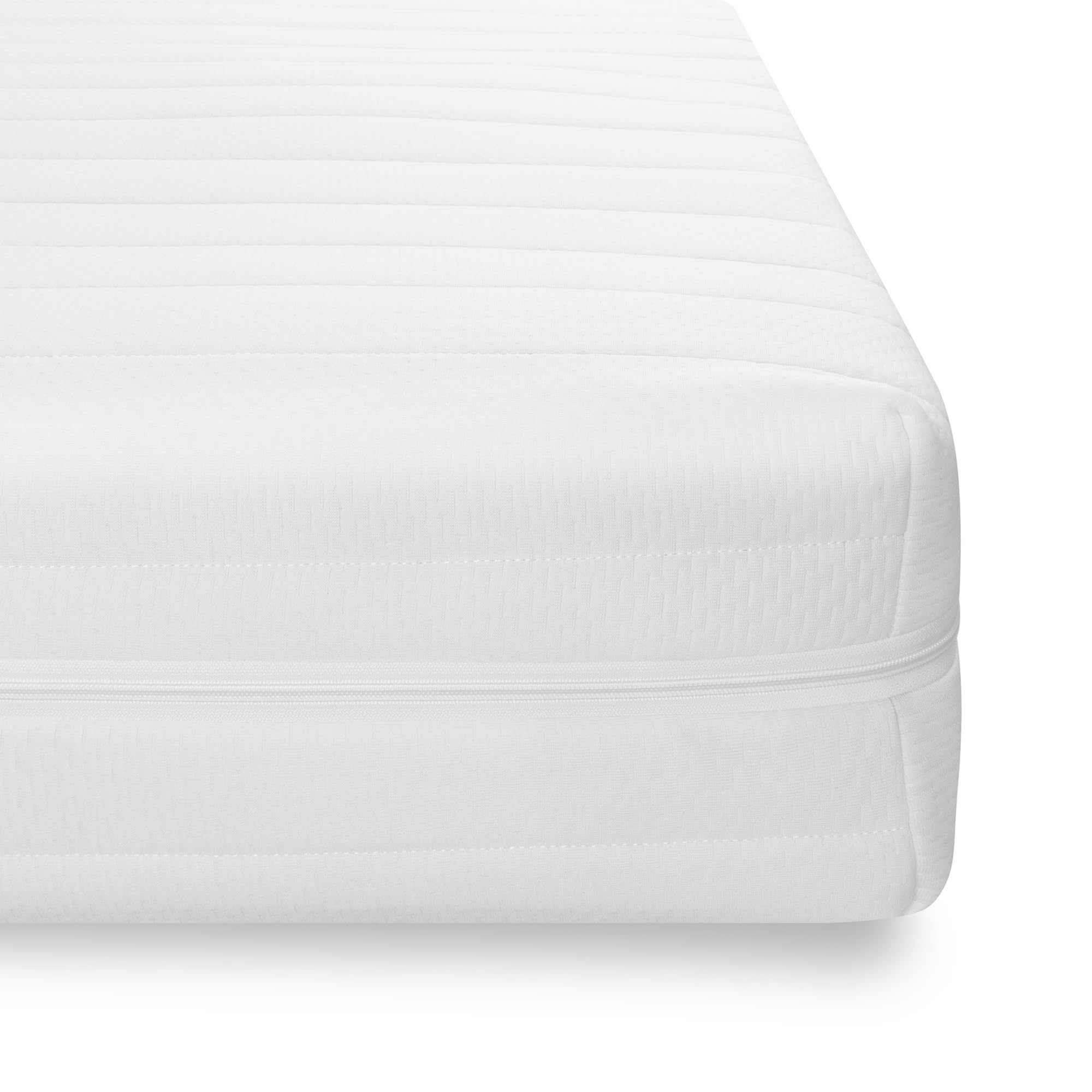 Surmatelas Sleezzz 2,5 Cm - Mousse Confort 7 Zones, Antidérapant Avec élastiques, 140x200 Cm, Lavable - 9