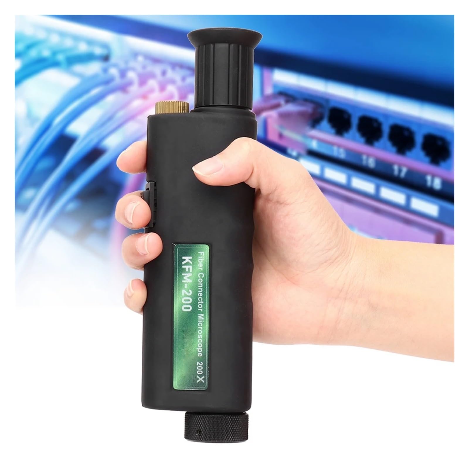 Mikroskop światłowodowy Ręczna inspekcja optyczna 200X 400x Powiększenie 2,5 mm Adapter