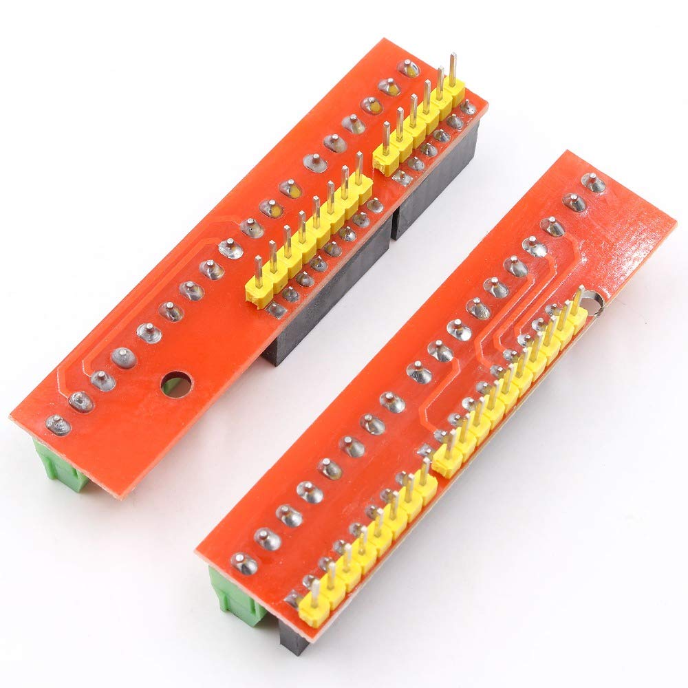 2PACK Screw Shield V2 Terminal de Placa de expansión Compatible con para Arduino UNO R3 con Cable Dupont Hembra a Macho