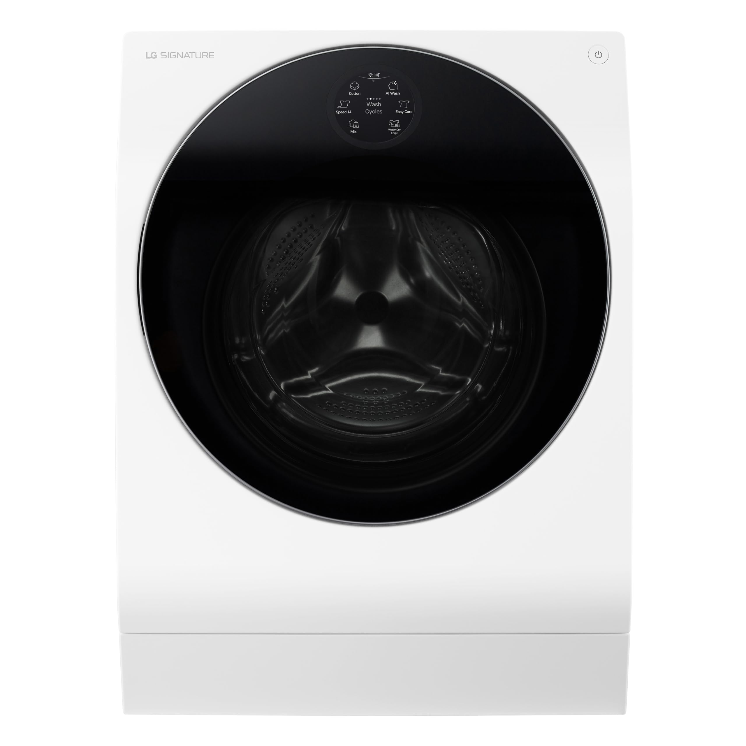 LG SIGNATURE LSWD100X Waschtrockner 12-7 kg 1550 U/min AI Direct Drive Wärmepumpen Steam-Funktion Weiß