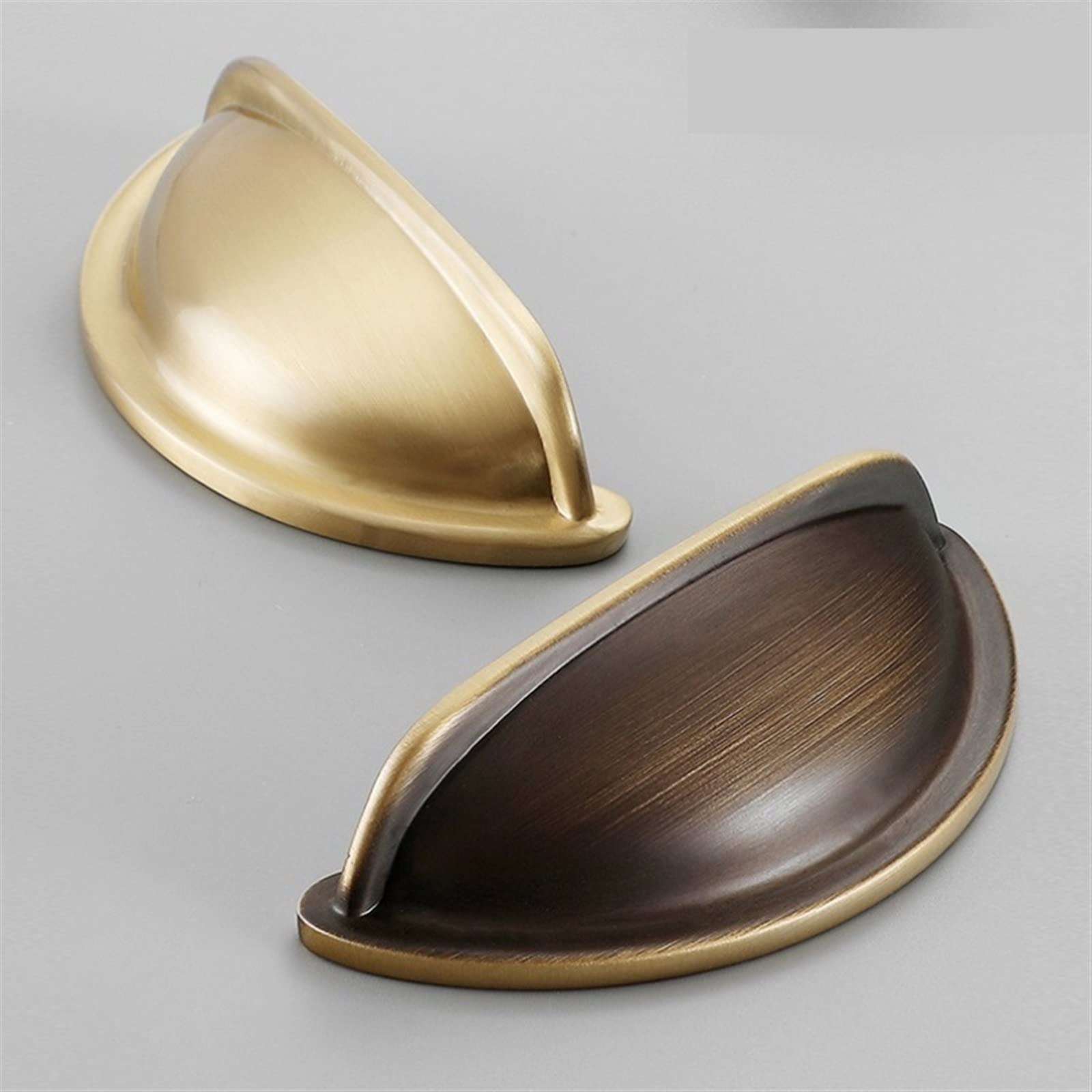 Poignée de meubles 76mm noire et bronze JCAKES, bouton d'armoire et coiffeuse