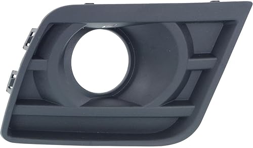 Bisel de luz antiniebla para Chevrolet Camaro 2014 a 2015 lado del pasajero, con agujero de gancho de remolque, para modelos SS, negro texturizado,