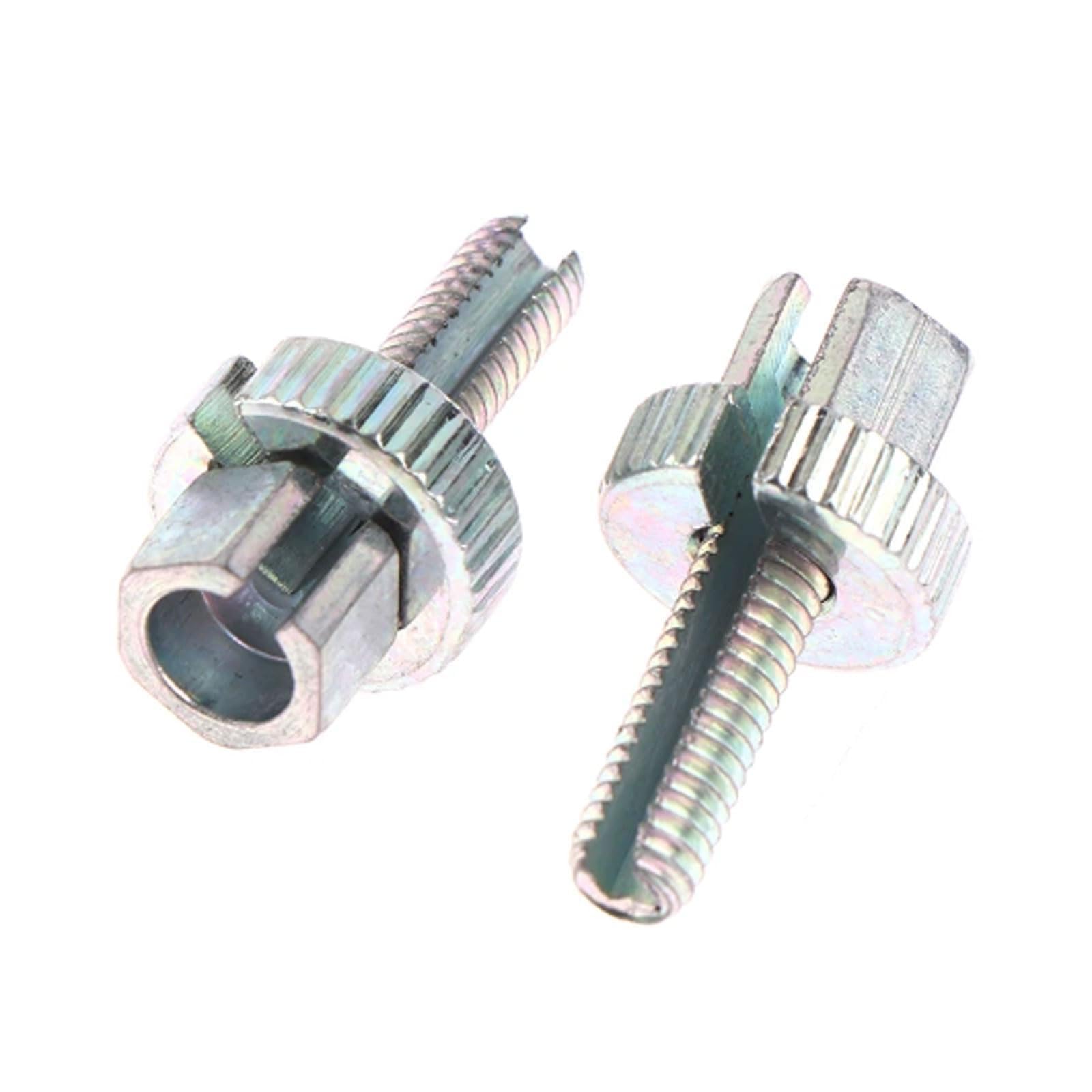 Esmen Uae Silver Screw Assortment Pack Of 2 30*M6 Clutch Brake Cable Adjuster Regulating Screw For Motorcycle Bicycle Use Excellent Quality