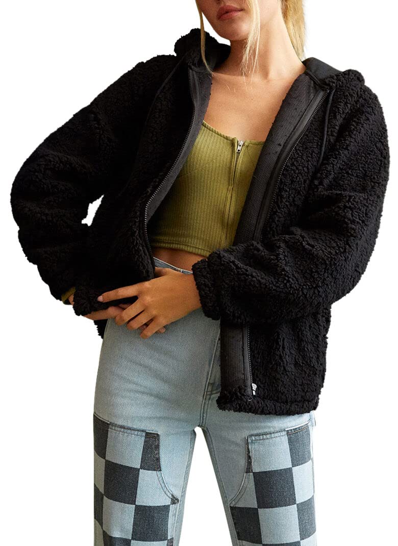 PacSun Women's Royal Sherpa Hoodie