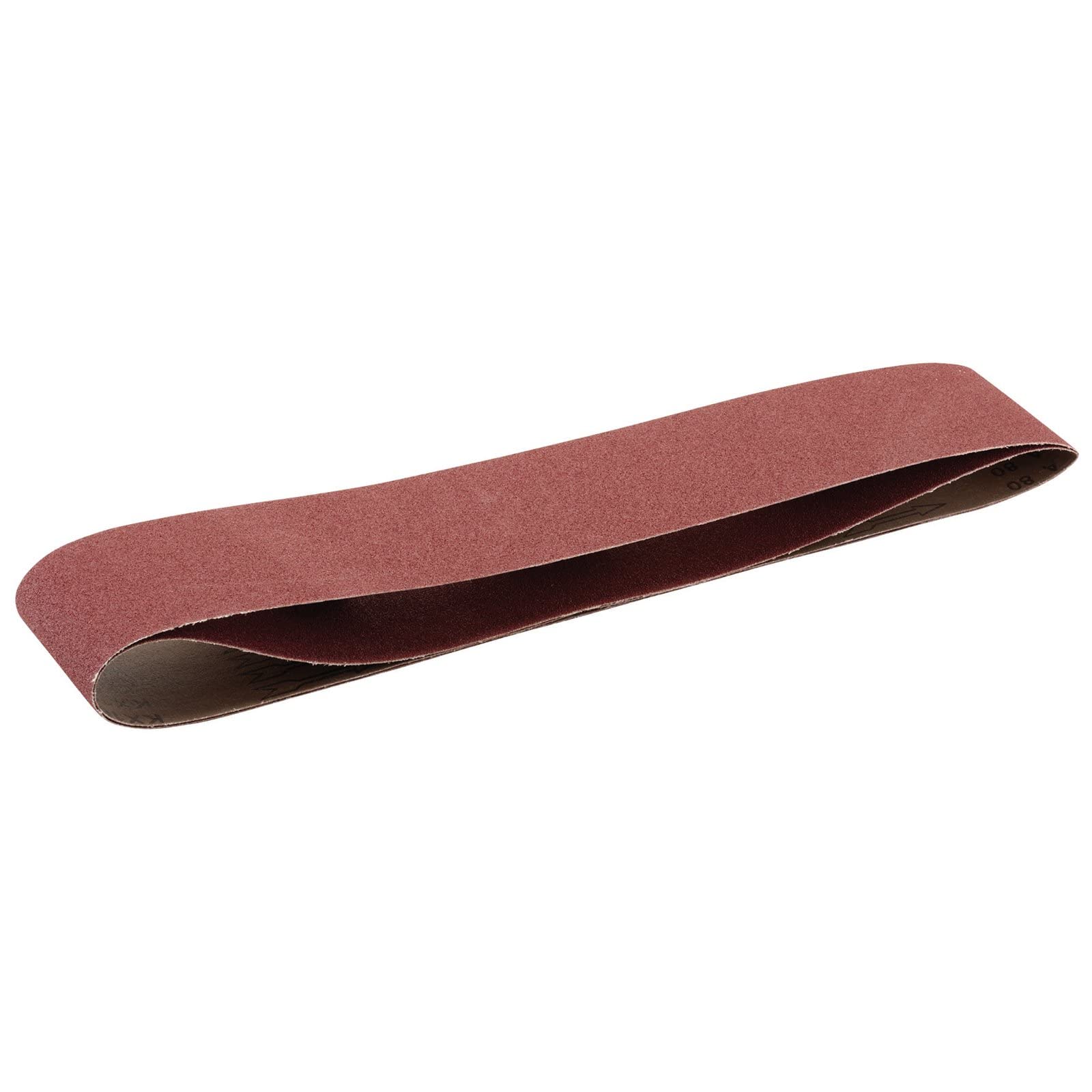 Draper Grain Cloth Sanding Belt, 100 X 1220Mm, 80 Grit (Pack Of 2)