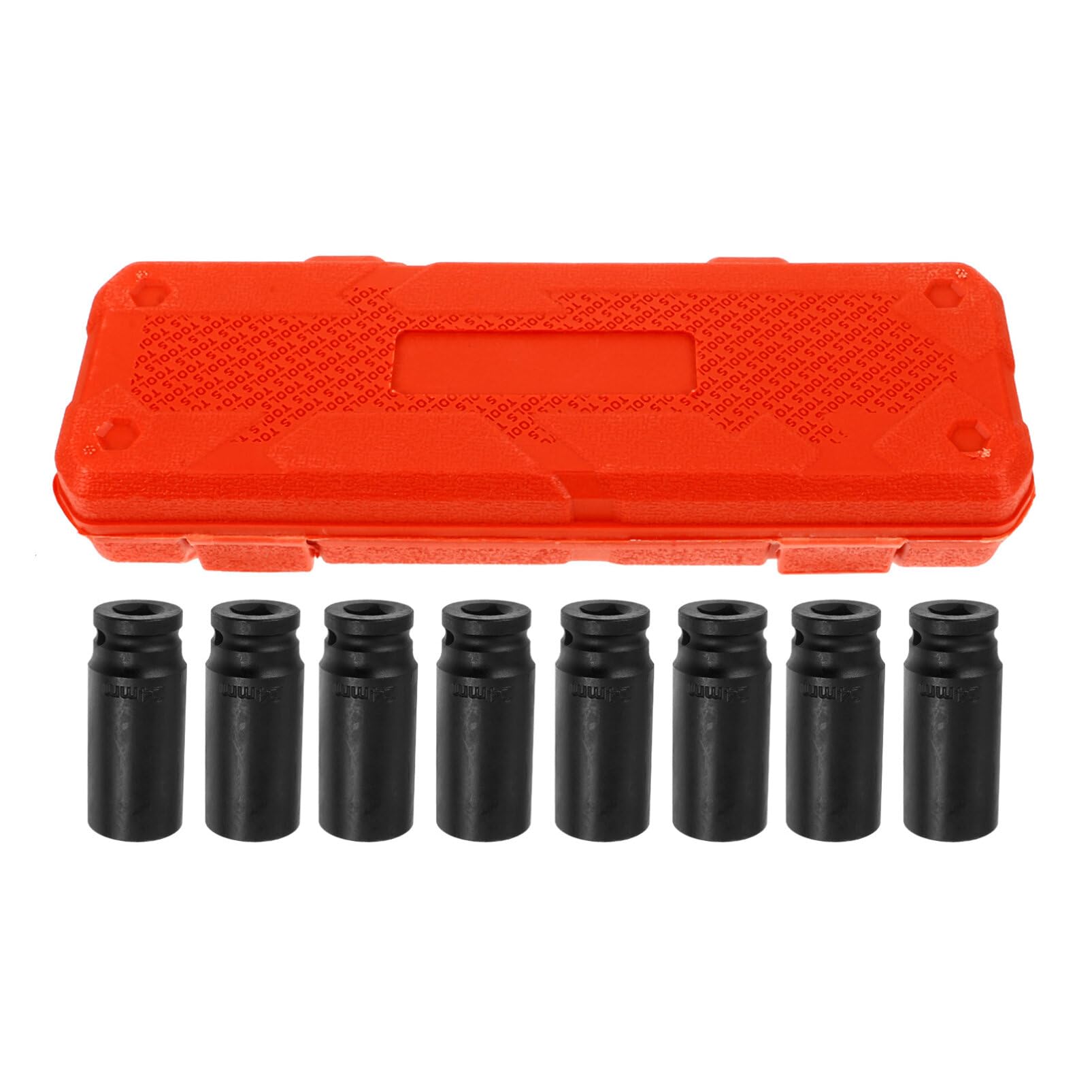 Housoutil Set di Bussole Metriche a Impatto 1/2 Pollice 10 Pezzi 8-24 Mm