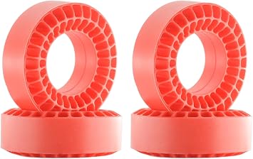 4Pcs Silicone Rubber Tire Inserts for 58-64mm 1.0 RC Tires, TRX4M SCX24