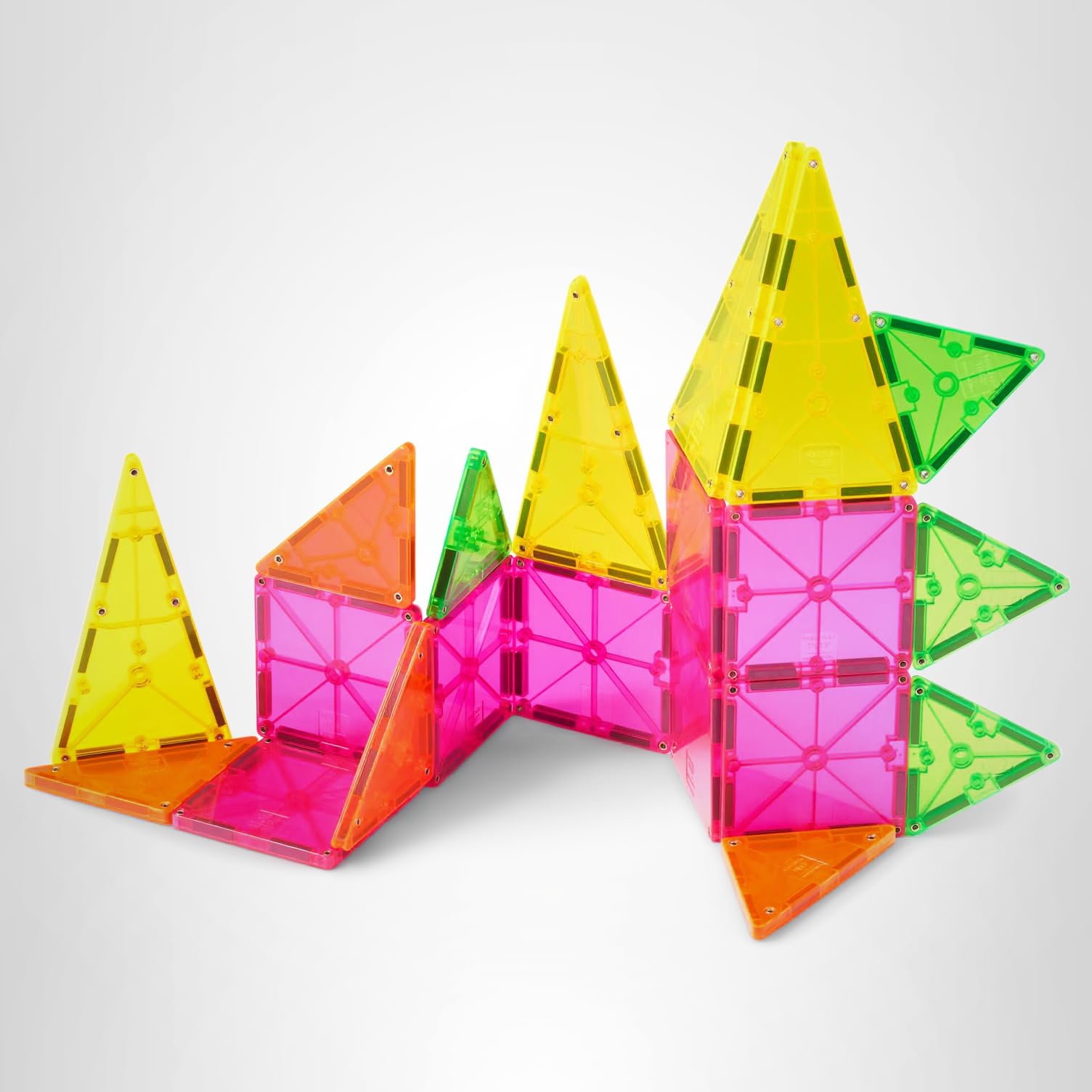Amazon.com: Magna-Tiles Color Shop NEON 20-Piece Magnetic