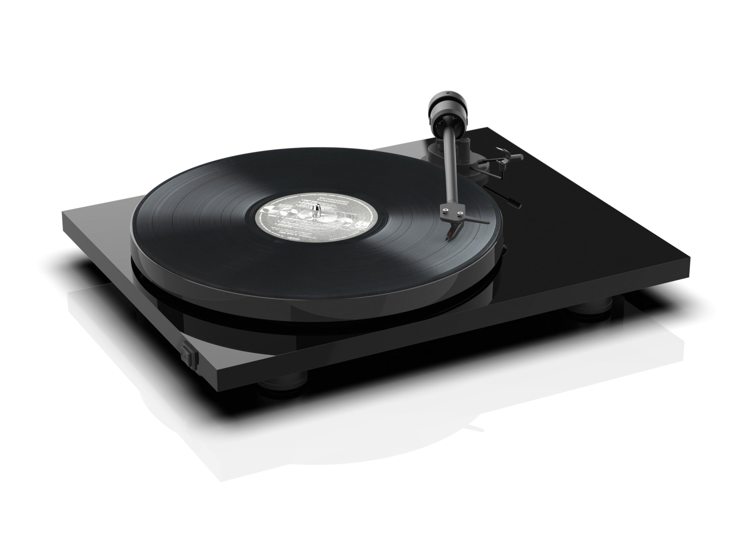 Pro-Ject E1 BT, Plug & Play Entry Level Record Player with switchable phono stage and BT5.0 wireless transmission, 33/45 electronic speed switch (Black)