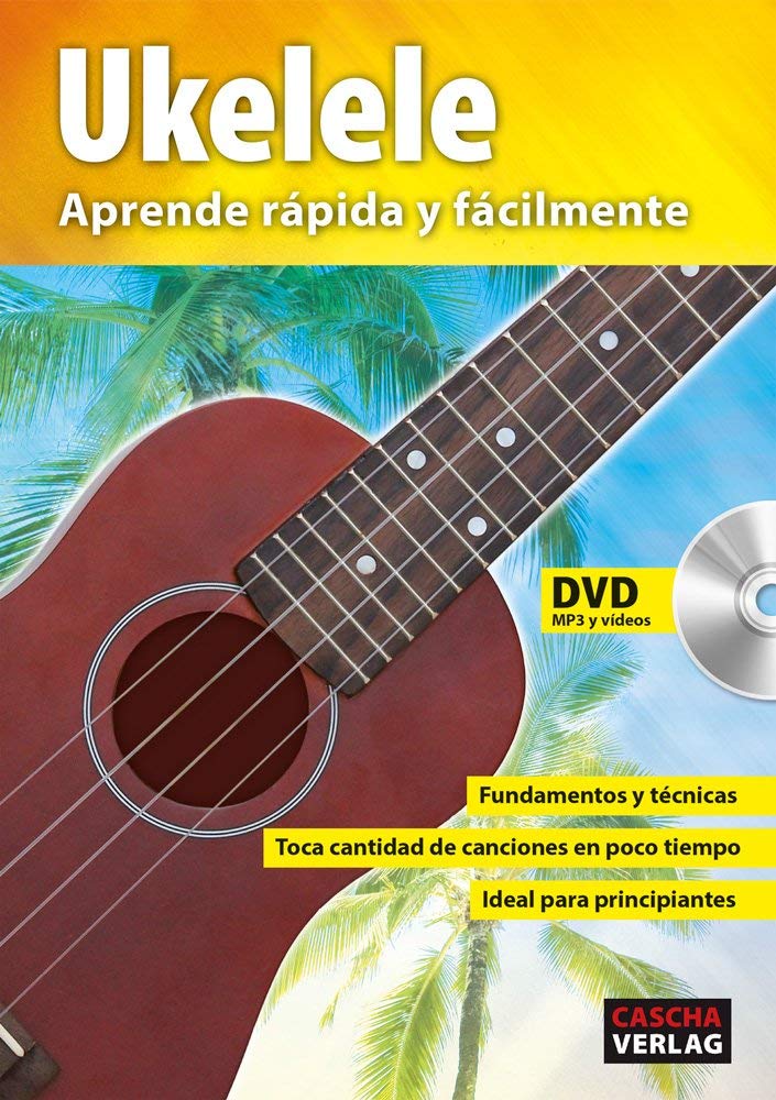 Cascha Sopran Ukulele Set I Ukulele Starter Kit mit 3 Plektren Tasche Stimmgerät & spanischem Lehrbuch I Sopran Ukulele Mahagoni I Kleine Hawaii Gitarre für Anfänger & Fortgeschrittene