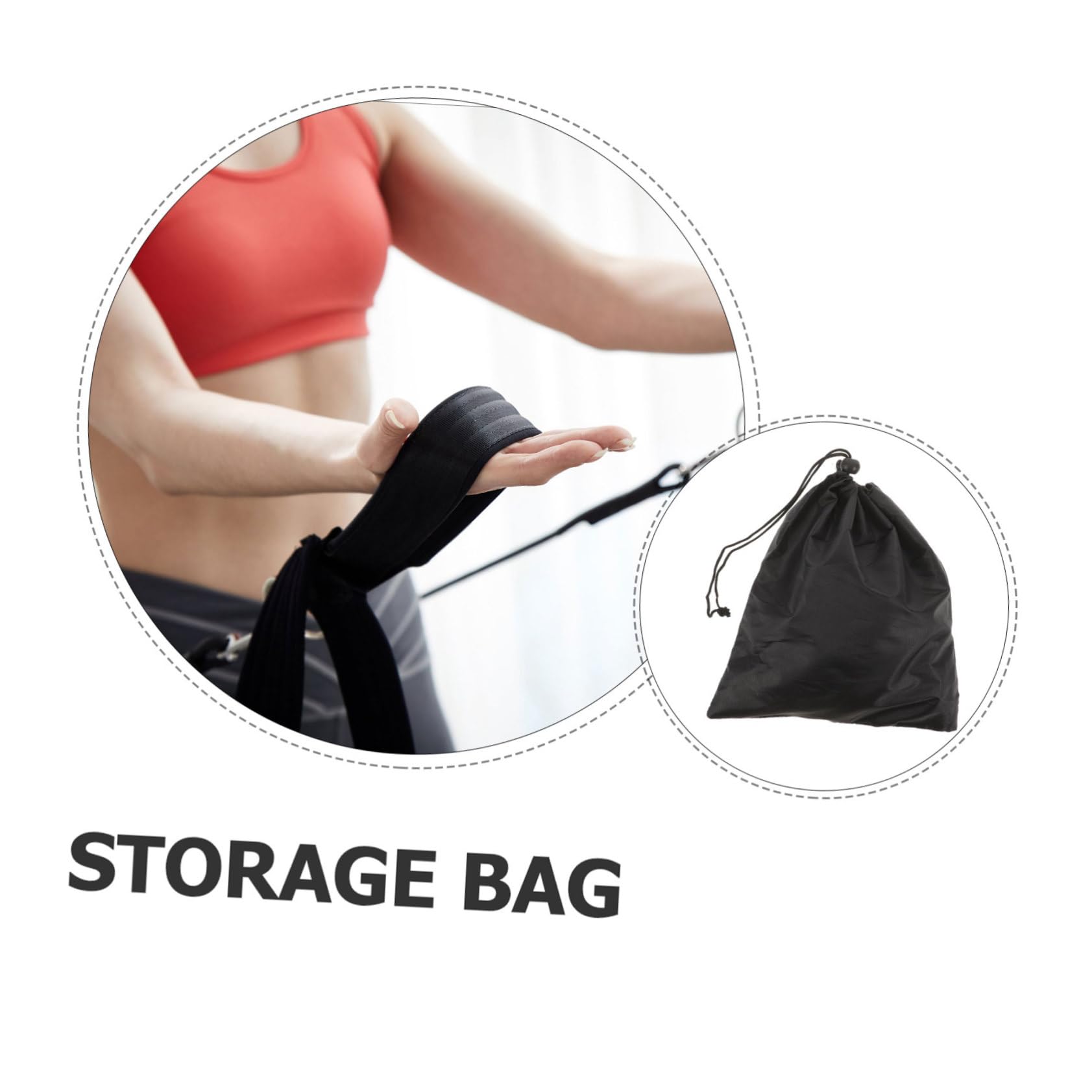 OSOLADY Swim Resistance Training Belt Swim Exercise Equipment Durable for Home Pool Workout