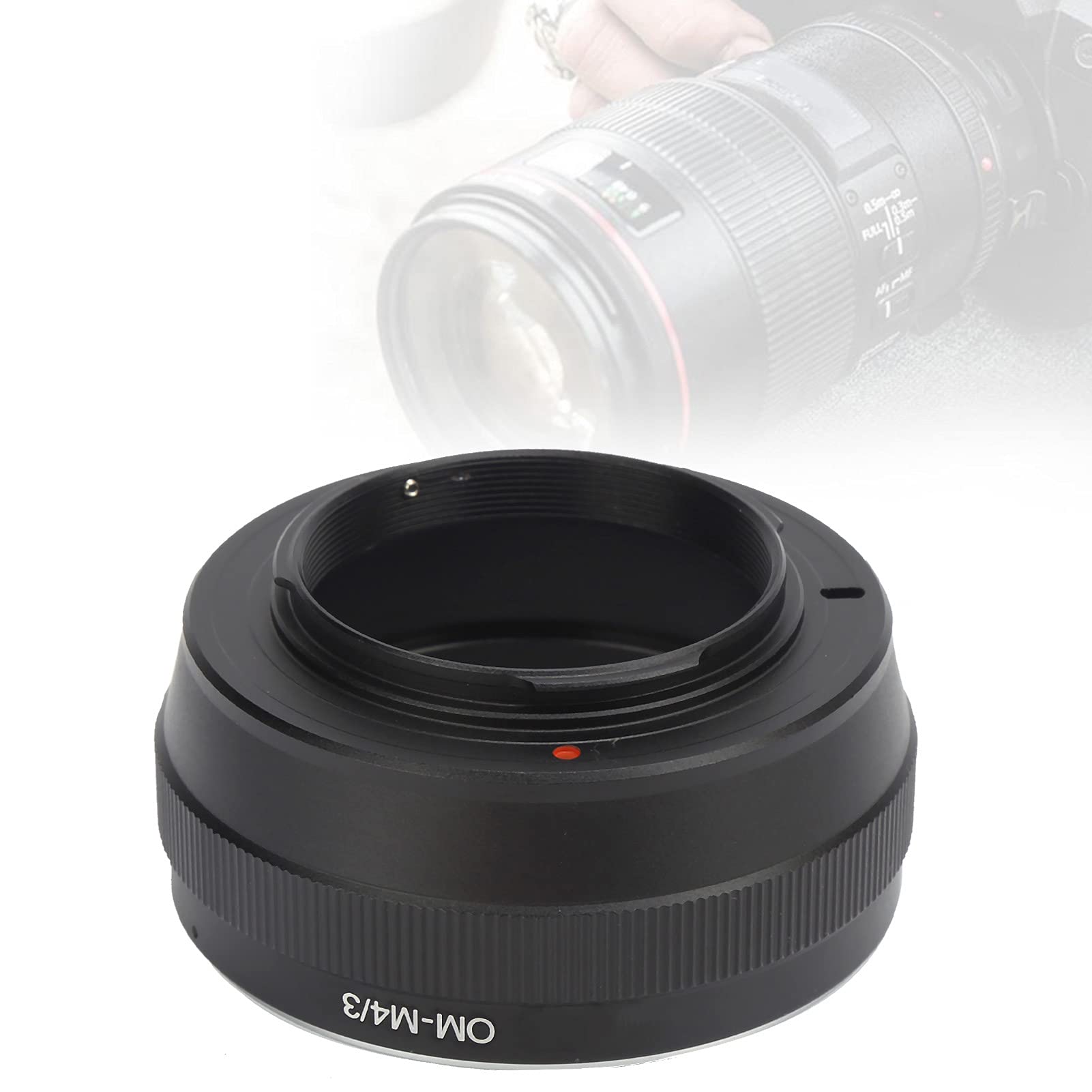 VBESTLIFE Bague D'adaptation de Convertisseur OM4/3, pour Objectif Om vers pour Appareil Photo à Monture M4/3, Om 4/3