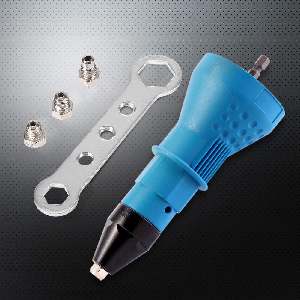 Herramienta de remachado, Pistola de Tuercas de Remache eléctrica, Herramienta de remachado, Herramienta de Tuerca de inserción inalámbrica para remachador de Taladro inalámbrico