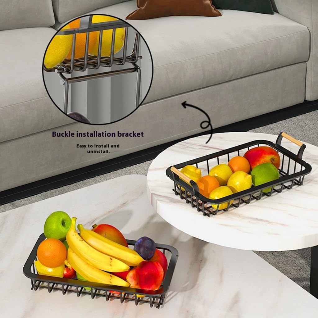 Space Saving 2 Layer Detachable Metal Shelf For Kitchen Countertop Office Desktop Fruits Vegetables Storage Modern Home Organization