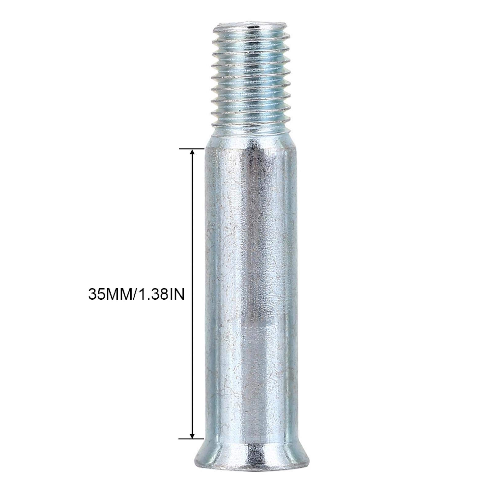 Essieux de Patin, 15 pièces essieux de Patinage de Construction en Acier raccords de Boulon de vis de Roue de Remplacement de Patinage en Ligne diamètre extérieur Environ 8mm