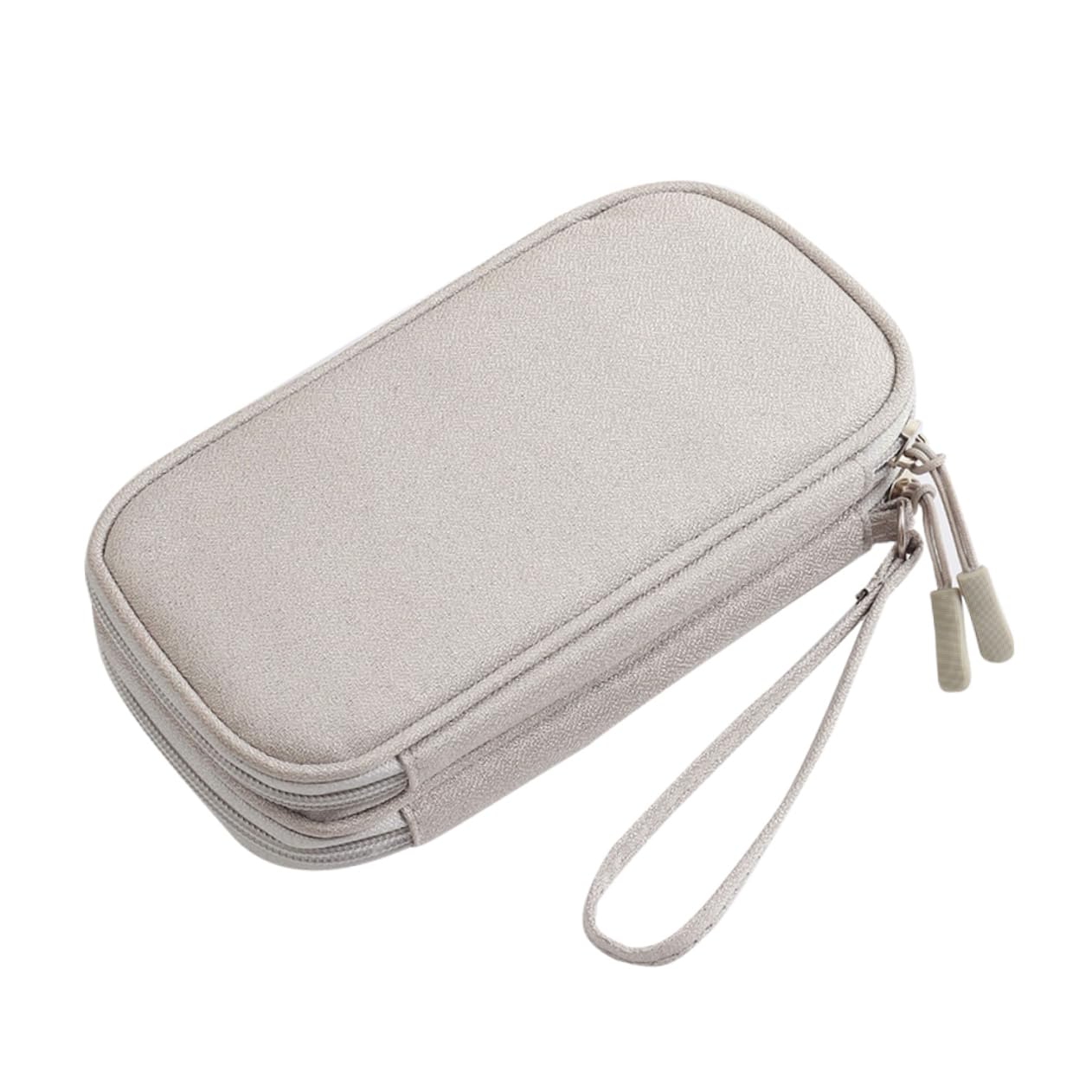 HOMSFOU 4pezzi Organizzatore Elettronico Portatile Per Viaggio Borsa Per Cavi e Accessori Design Compatto Oxford Scomparti Per Cuffie e Caricatori Ottima Protezione e Facile Da Trasportare