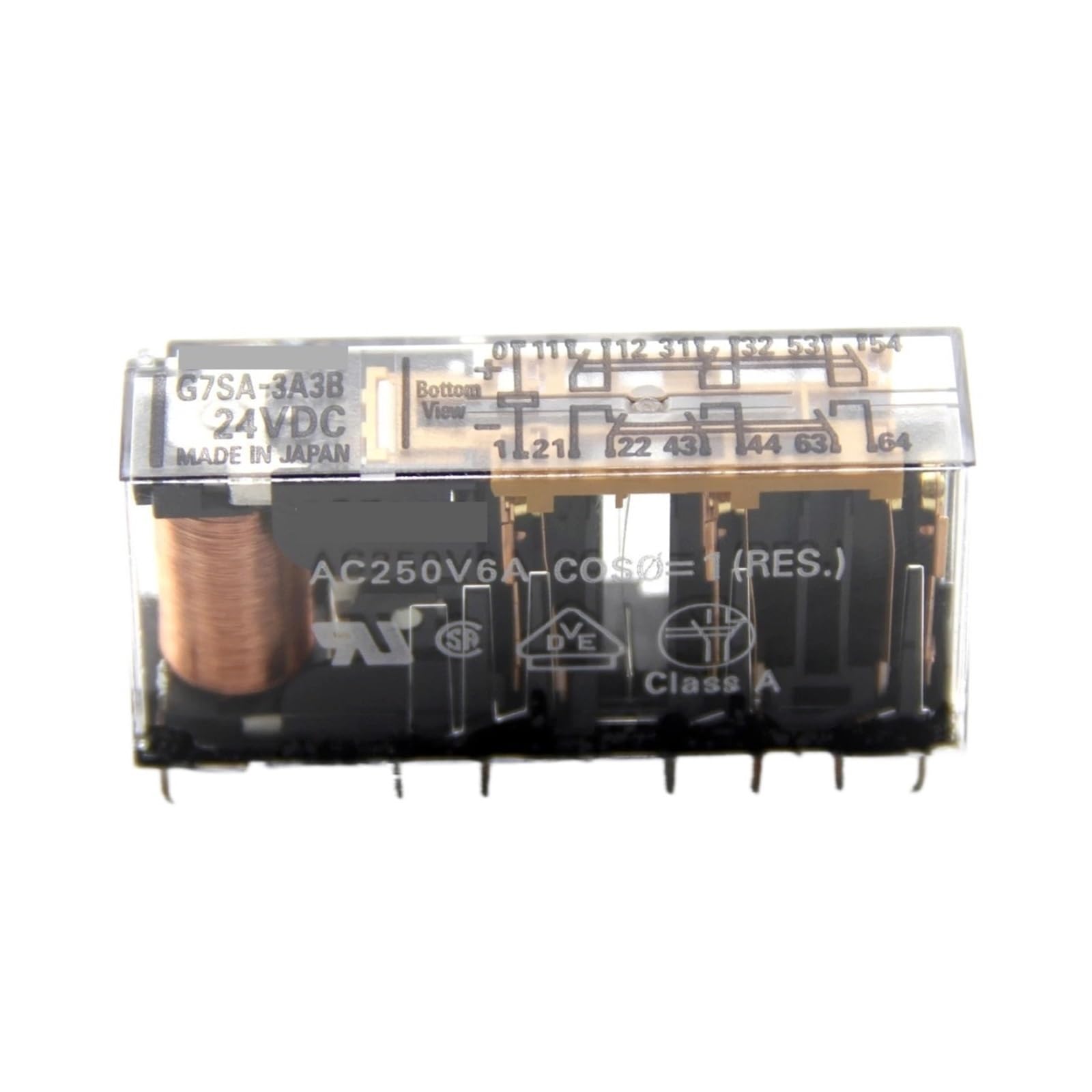 Relé de seguridad Serie G7SA Serie P7SA 24VDC DC24V Varios modelos disponibles 2A2B 3A3B 4A2B(G7SA-2A2B-DC24V)