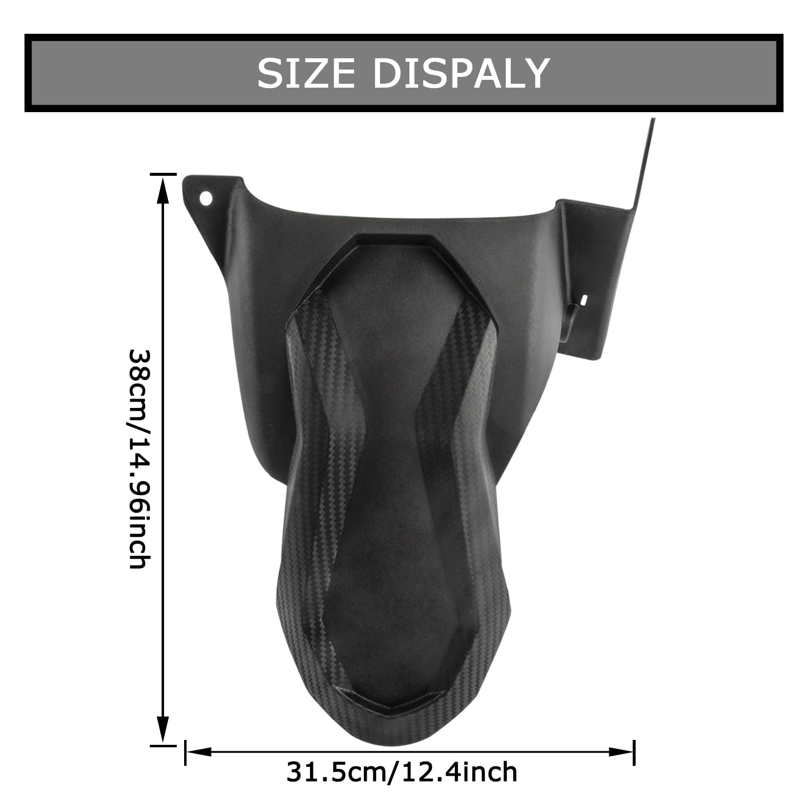 Kotflügel hinten Schutzblech Spritzschutz PSLER für Yamaha TMAX 530 2017-2019 TMAX 560 2020-2024