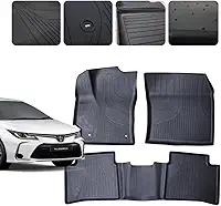 Tapete Bandeja para Carro Corolla 2020 2021 2022 2023 2024 2025 2026 Bordas Elevadas Borracha Resistente
