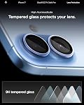 Spigen Protecteur d'écran de caméra [GlasTR EZ Fit Optik Pro] Conçu pour iPhone 17 [C'est une affaire amicale.] - Mist Blue [2 Boîte]