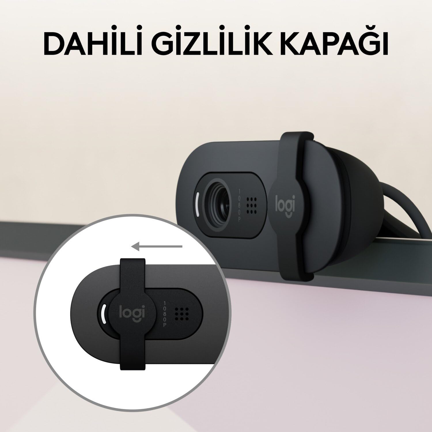 Logitech Brio 100 webcam 2 MP 1920 x 1080 Pixel USB Grafite