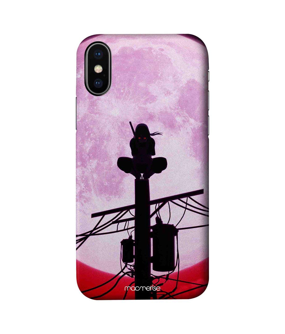 Macmerise Itachi Uchiha iPhone X Back Cover Case Naruto Itachi Uchiha