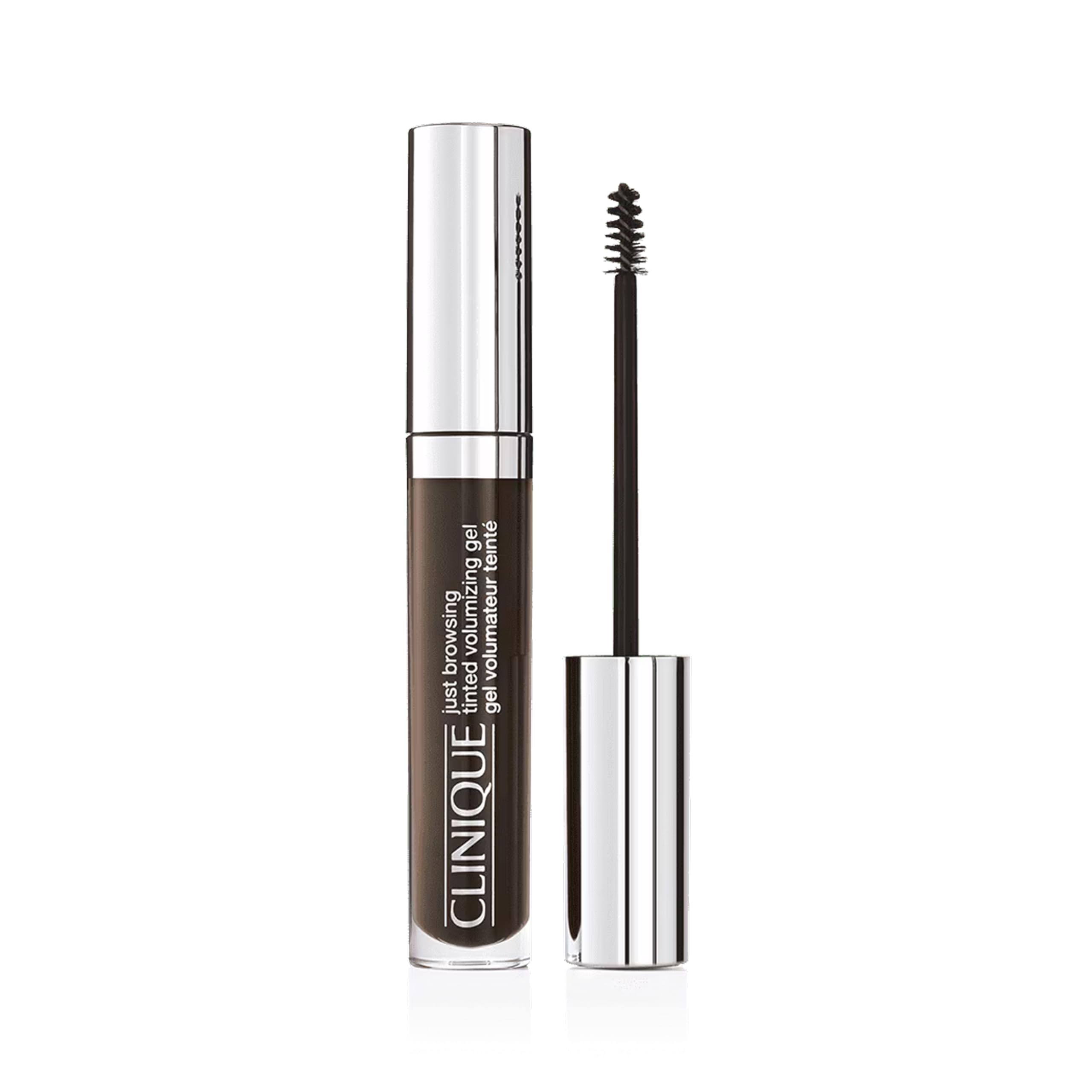 Clinique Just Browsing Tinted Volumizing Brow Gel, Ebony, 4.3 ml (Pack of 1)