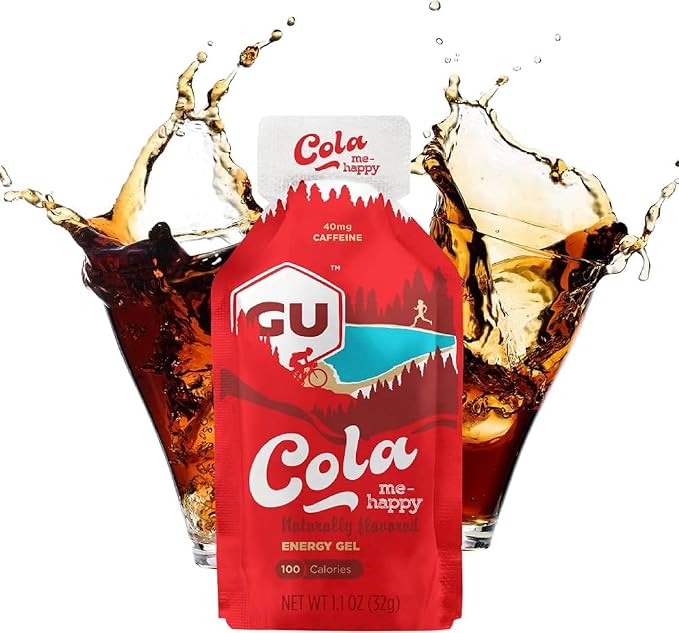 GU Energy Original Energy Gel 8-Pack (Cola Me-Happy)