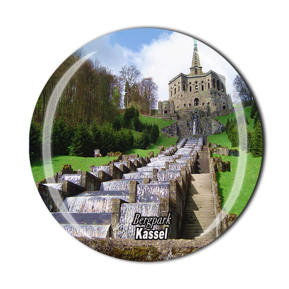 Muyu Magnet Kassel Bergpark Germany Fridge Magnet Souvenir Gift Crystal Magnetic Sticker Collection