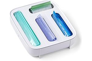 YouCopia StoraBag Plastic Sandwich Bag Organizer for Kitchen Storage