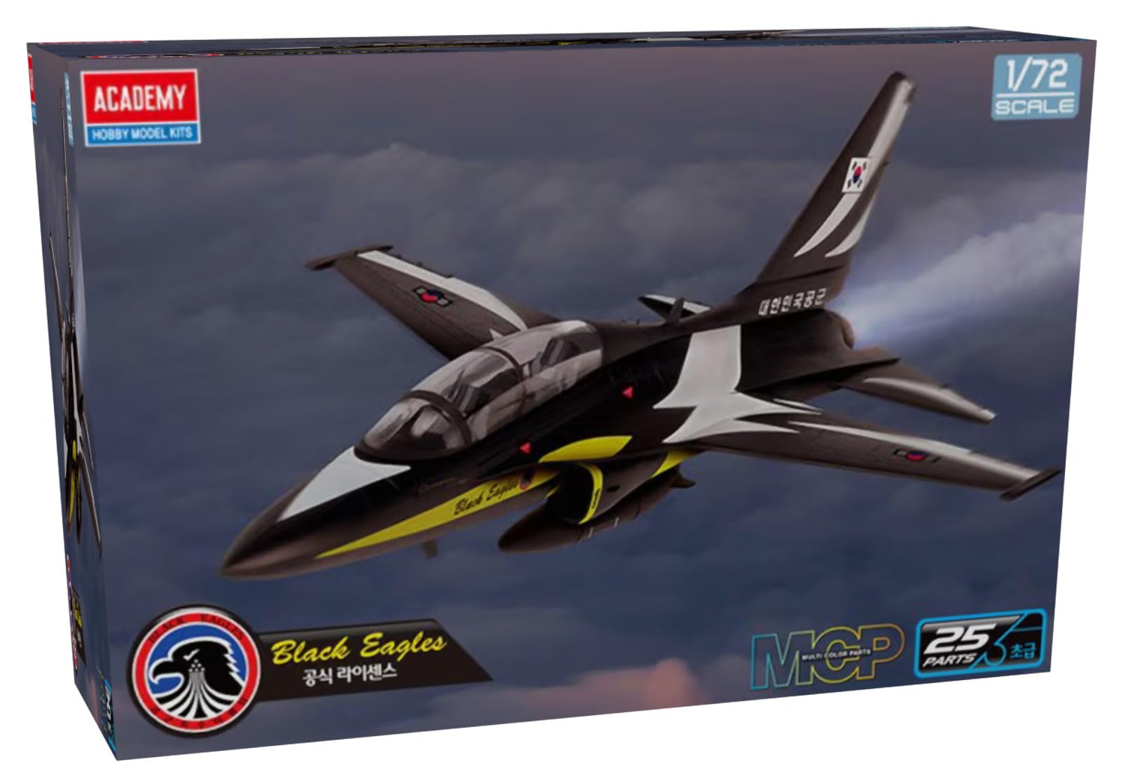 1/72 ROKAF T-50B Black Eagles #12555 ACADEMY HOBBY KITS