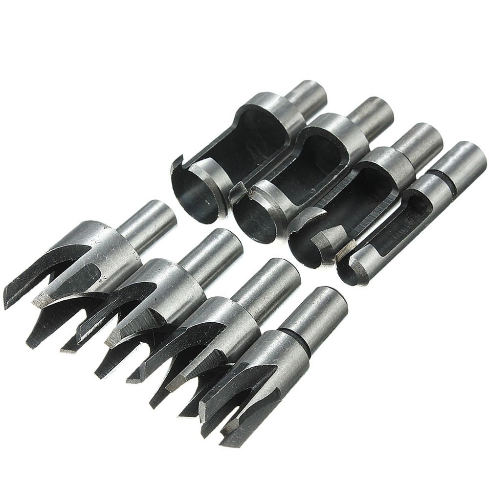 Yakamoz Wood Plug Cutter Set - 8 Pieces -2