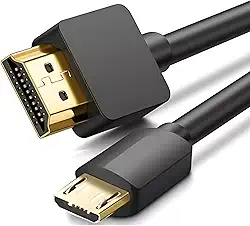 Cabo V8 Para HDMI 2 Metro Transmissão de Vídeo Full HD Para TV e Projetor