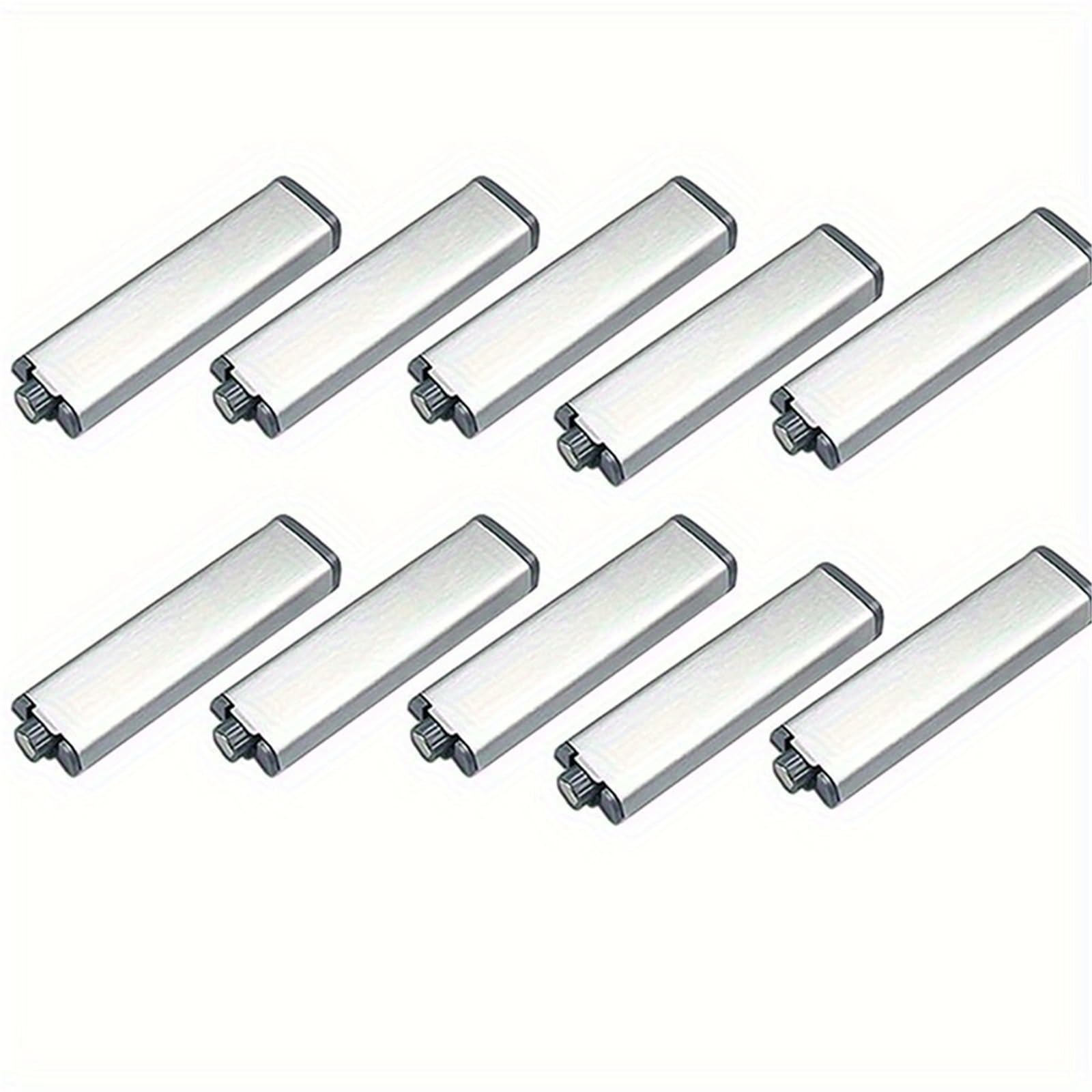 ZONSHJDKR Magnetic Latches 10pcs Cabinet Lock, Hardware Touch, Kitchen Door Release, for Drawer Closing Buckle