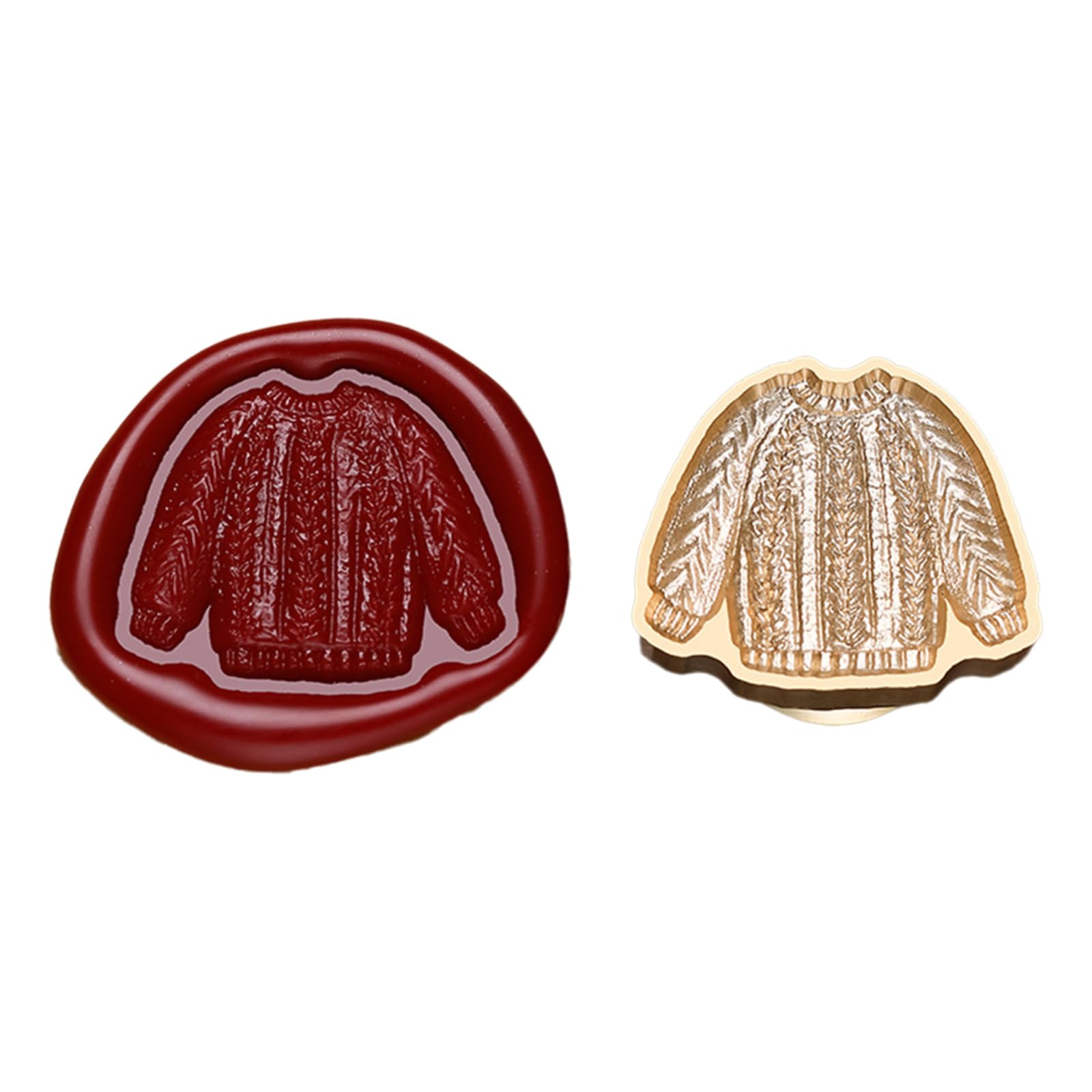 Tsophreniq Christmas Seal Stamp Head Replacement, Embossed Seal Stamp Head for Envelope, Invitations Scrapbooking Decoration Cookie