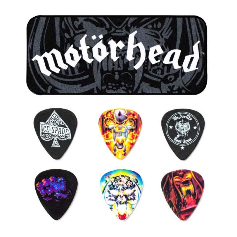 Dunlop MHPT03 Motorhead Album Art Pick Tin, Assorted, .73 mm, 6 Picks/Tin