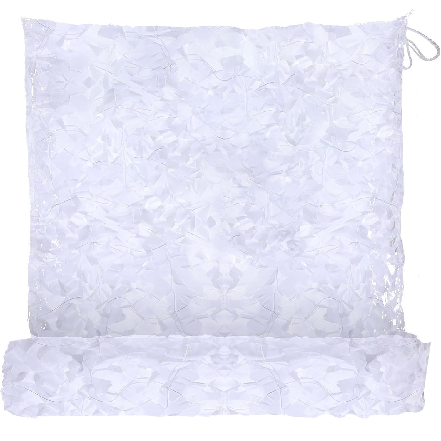 Rete Mimetica 4x6m,Reti Mimetiche in Tessuto Oxford di Mimetizzazione Camouflage per Vela ombreggiante Anti-Ultraviolet,per Campeggio,Decorazione,Bianco