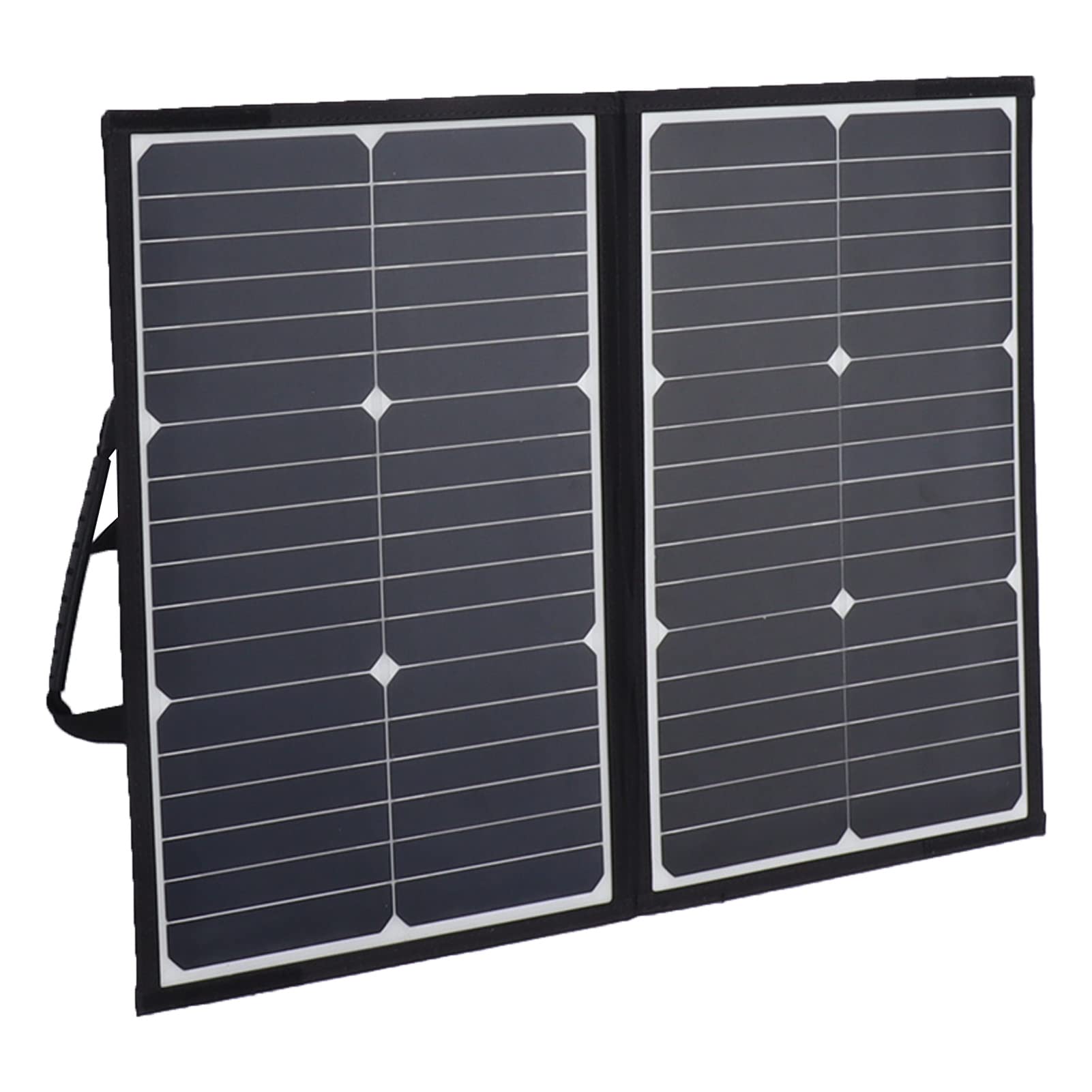 FTVOGUE Cargador de Paneles Solares 40W 18V Panel de Carga Solar Portátil Impermeable SP PET Diseño Liviano Plegable para Acampar Ciclismo Senderismo Viajes Al Aire Libre Usuarios