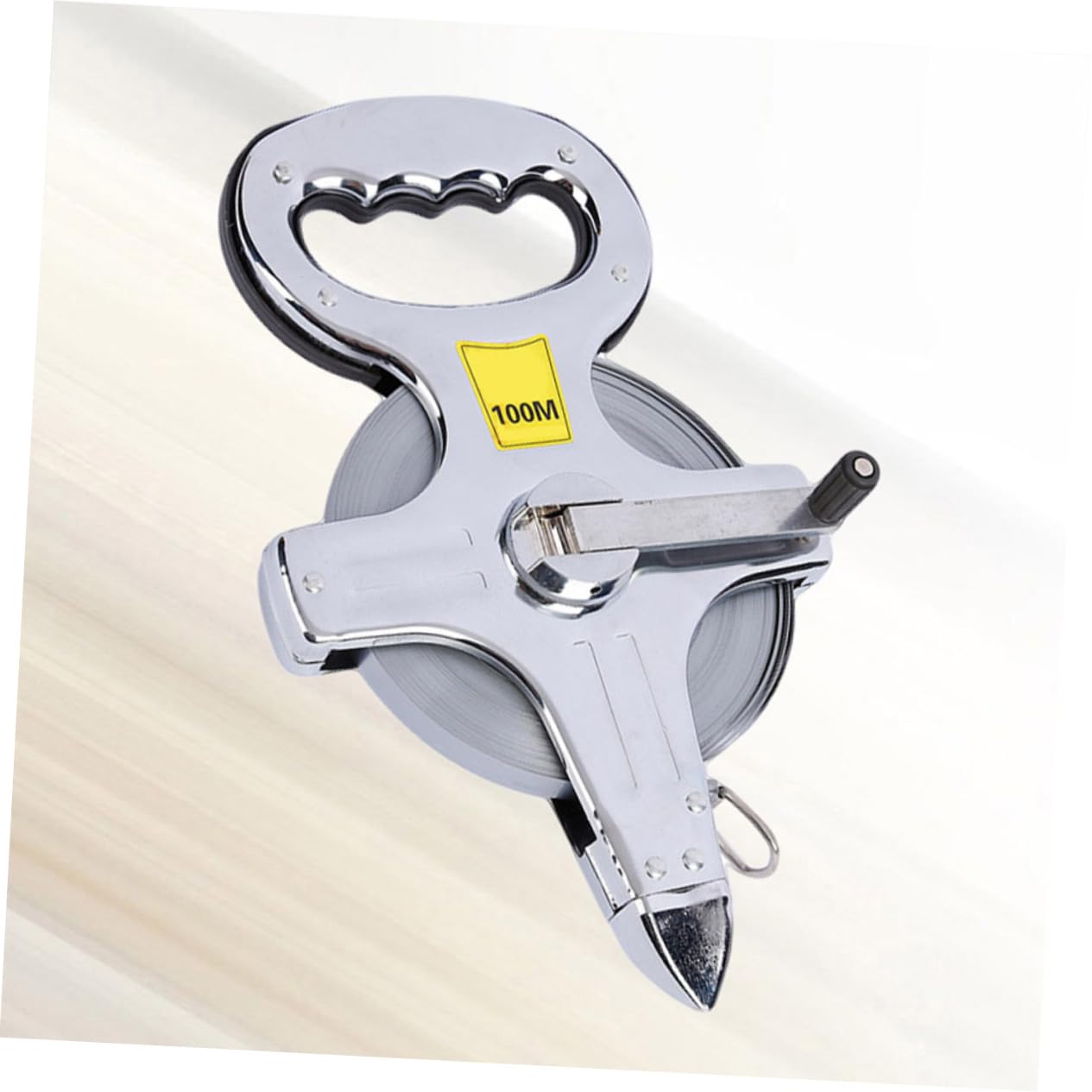 HEMOTON Mètre Ruban Rétractable et Ruban à Mesurer 100 M Inox Broche Charpentier Rétraction Rapide Étanche Usage Professionnel et Chantier Usage Quotidien