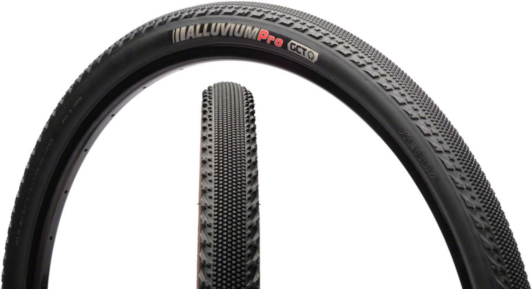 Kenda Alluvium Pro GCT Bike Tire, 700 x 45, Black, Single Tire