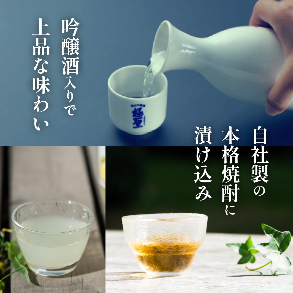 Amazon.co.jp: ゆず酒・梅酒セット（720ml×2本） ギフト 飲み比べ