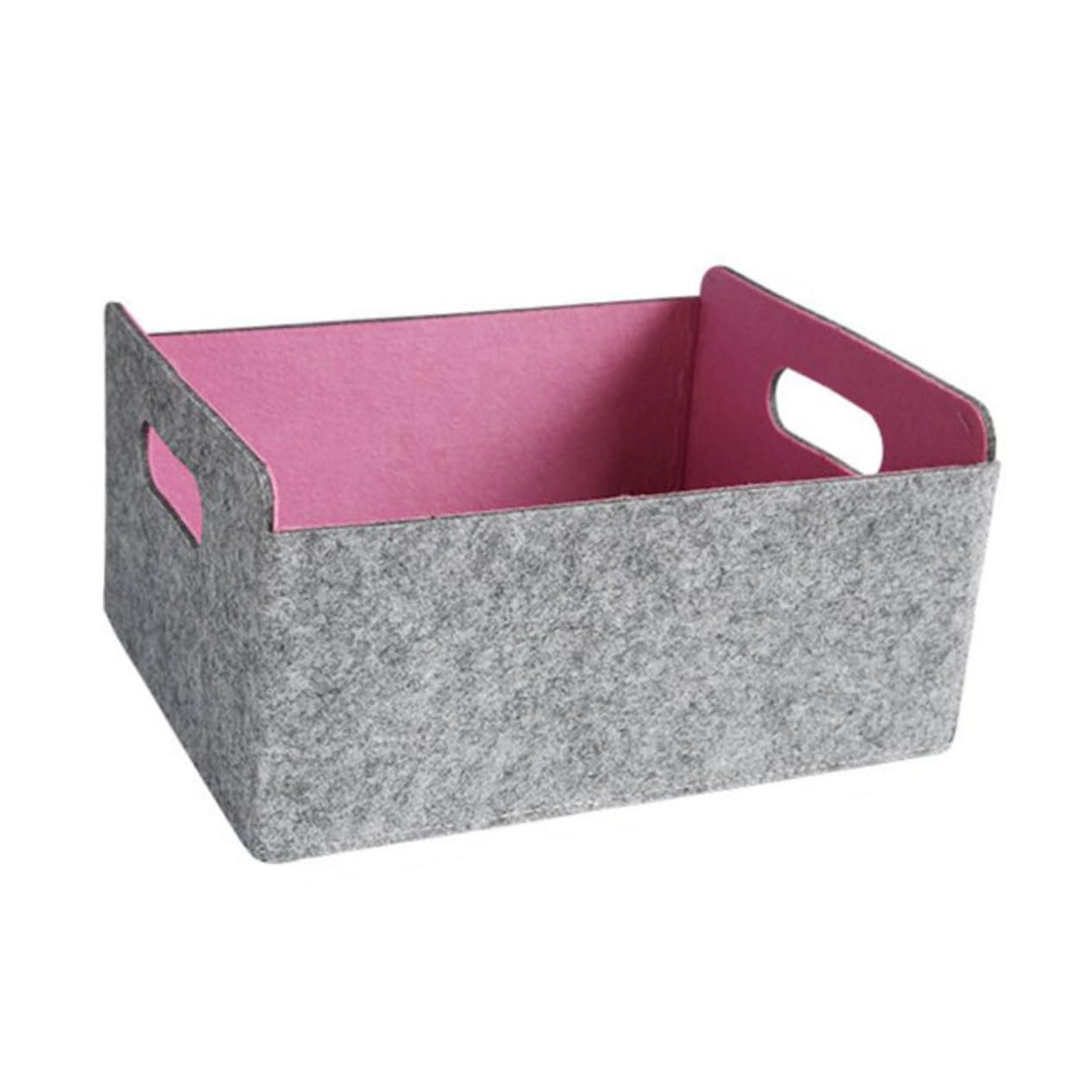 LABRIMP Cesta De Almacenamiento Fieltro Organizador De Oficina y Hogar Simple y Elegante