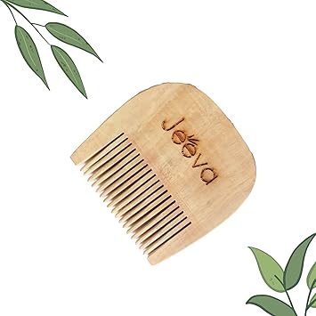 Neem Wooden Beard Hair Comb for Hair Growth and Anti-Dandruff for Men and Women | Natural & Hand crafted