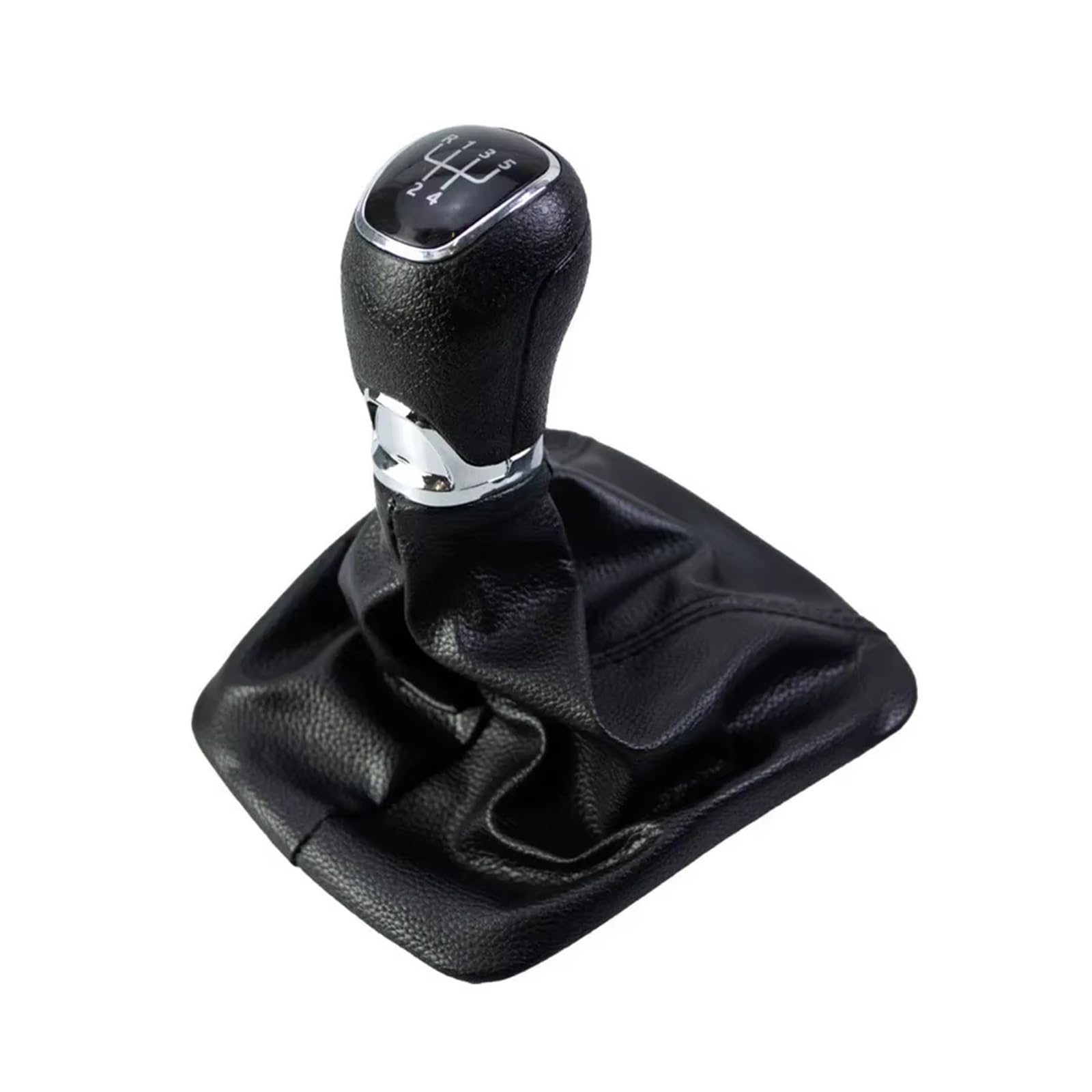 XKOEHXJ Car Gear Shift Knob for Skoda for Octavia A7 MK3 Gear Shift Knob 5/6 Speed Manual Car Accessories Gaiter Boot Gearbox Boot Cover(6 Speed)
